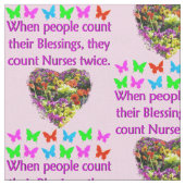 賛美ナースで ファブリック (クローズアップ)