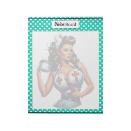 賛美ナースピンナップ_ビジョンボード ノートパッド