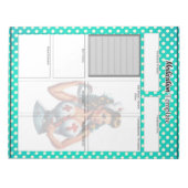 賛美ナースピンナップ_投薬テンプレート ノートパッド (正面)