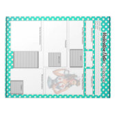 賛美ナースピンナップ_投薬データ収集 ノートパッド (正面)