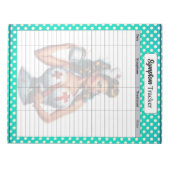 賛美ナースピンナップ_症状トラッカー ノートパッド (正面)