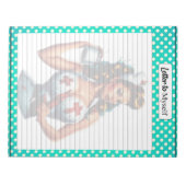 賛美ナースピンナップ_自身宛て書簡 ノートパッド (正面)