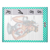 賛美ナースピンナップ_SBARテンプレート ノートパッド (正面)