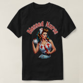 賛美ナースピンナップ Tシャツ (デザイン正面)