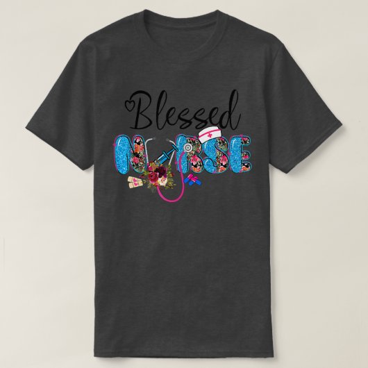 賛美ナースポケットナース秋秋サンクスギビン Tシャツ (デザイン正面)