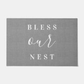 賛美ネストグレ素朴イ ドアマット (正面)