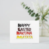 賛美ハッピーイースターハクナマタタホリデーシーズン シーズンポストカード (スタンド正面)