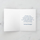 賛美ハロウィン – ウィッチブルースパークル カード (内部)