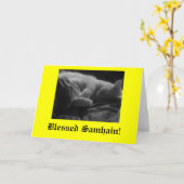 賛美ハロウィン! カード (黄色い花)