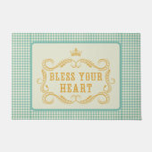 賛美ハート南部引用文 ドアマット (正面)