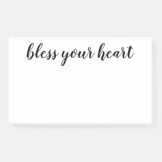 賛美ハート黒文字 ポストイット (正面)