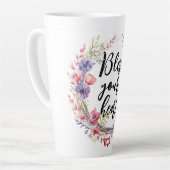 賛美ハート カフェラテマグ (左アングル)