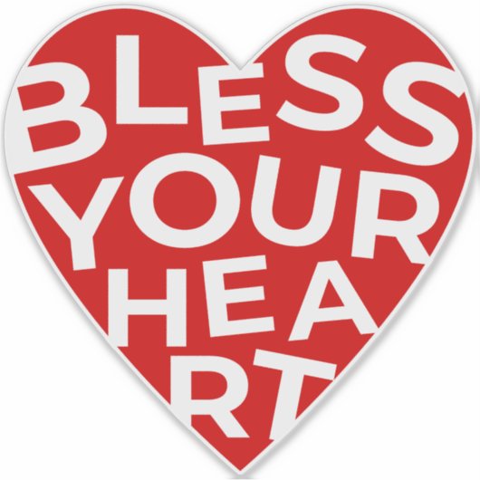 賛美ハート シール (正面)