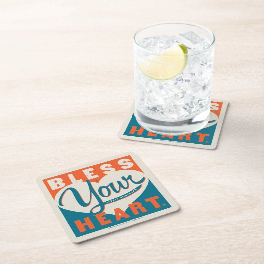 賛美ハート スクエアペーパーコースター (インサイチュ)
