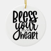 賛美ハート セラミックオーナメント (正面)