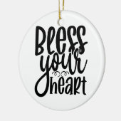 賛美ハート セラミックオーナメント (左)