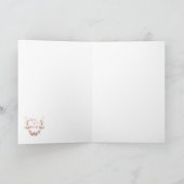 賛美ハート（ピンクの花） カード (内部)