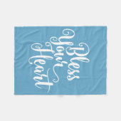 賛美ハート フリースブランケット (正面(横))