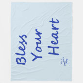 賛美ハート フリースブランケット (正面)