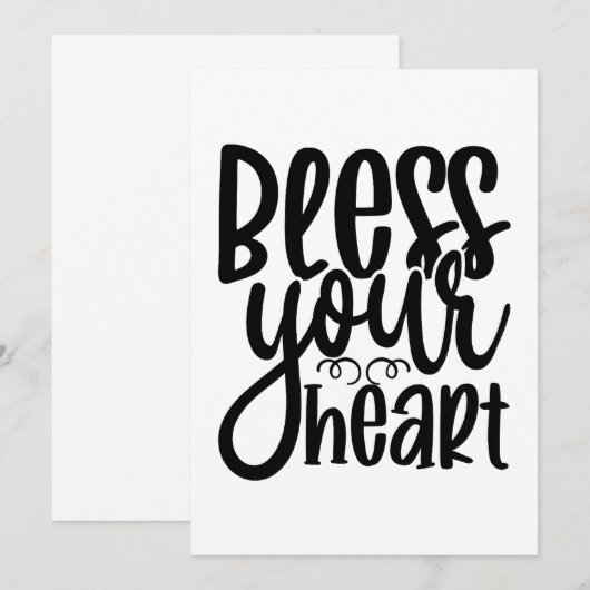 賛美ハート 招待状 (正面/裏面)