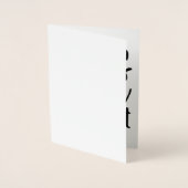 賛美ハート 箔カード (正面)