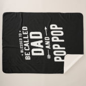 賛美パパと称ポップ・アートのすポップ・アートのる人 シェルパブランケット (正面(横))