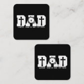 賛美パパダディクロスキリスト教の父 スクエア名刺 (正面/裏面)