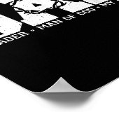 賛美パパダディクロスキリスト教の父 ポスター (角)