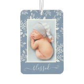 賛美パーソナライズされた写真車 カーエアーフレッシュナー (裏面)