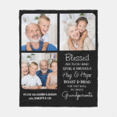 賛美パーソナライズされた3モダン枚 フリースブランケット (正面)