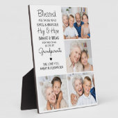 賛美パーソナライズされたPhoto Collage フォトプラーク (側面)