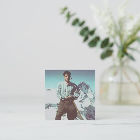 賛美ピアジョルジオフラッサティ スクエア名刺 (スタンド正面)