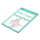 賛美ピンナップナース_病気温度1 ノートパッド (アングル)