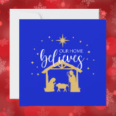 賛美ファーストホームクリスマス出生シーン シーズンカード