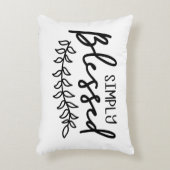 賛美ファームハウス白黒 アクセントクッション (正面(垂直))