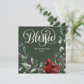 賛美フェスティバルグリーンスクリプト赤ベリーパインバウ シーズンカード (スタンド正面)