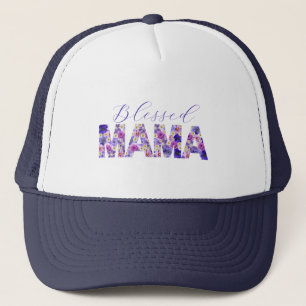 賛美フローラ文字付きママカラフルシャツ キャップ
