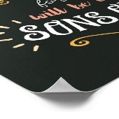 賛美プリント ポスター (角)