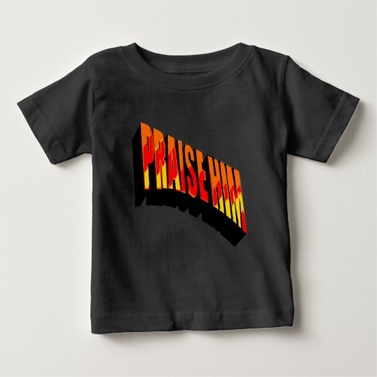 賛美ベビーボディスーツ ベビーTシャツ (正面)