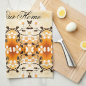 賛美ホームフローラティータオル キッチンタオル (四つ折り)