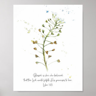 賛美ポスターを持つ信じ人 ポスター