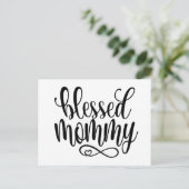 賛美ママの日の引用文 |はがき ポストカード (スタンド正面)