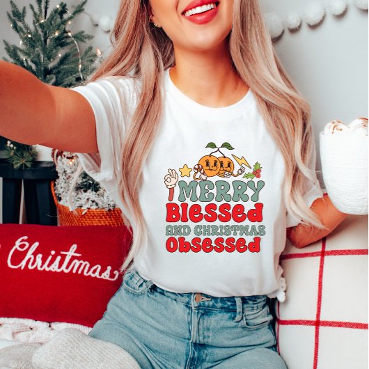 賛美メリーとクリスマス女子Tシャツ Tシャツ