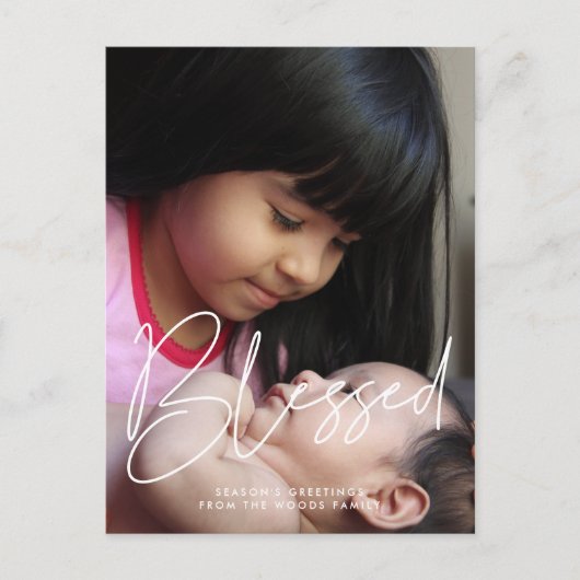 賛美モダンミニマル ポストカード (正面)