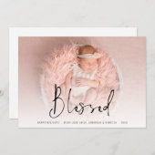 賛美モダン写真スクリプト名（年休） シーズンカード (正面/裏面)