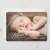 賛美モダン発表 案内状 (正面)