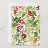 賛美モダン紅葉写真 シーズンカード (裏面)