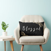 賛美モダン黒材枕 ランバークッション (椅子)