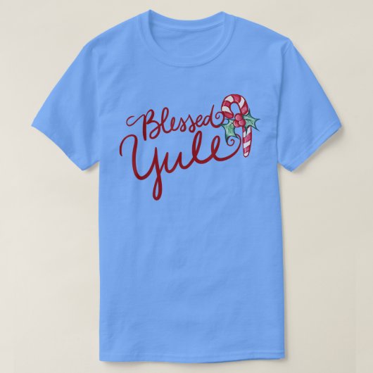 賛美ユール（キリスト降誕祭）キャンディーケーンTシャツ54 Tシャツ (デザイン正面)