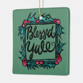 賛美ユール（キリスト降誕祭） セラミックオーナメント (左)